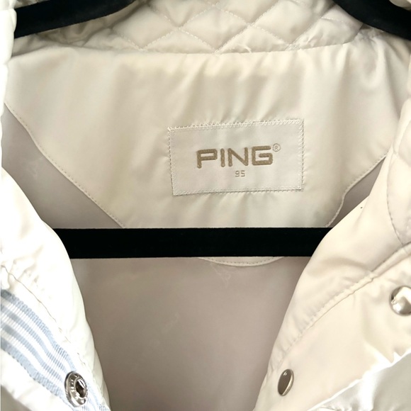 PING GOLF PULLOVER.  SNAPS IN FRONT AND SLEEVES. SZ M - Picture 3 of 7